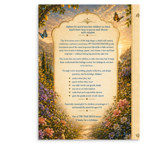 Feelings Matter big feelings book for kids ages 5–8 back cover